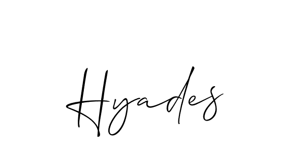 Here are the top 10 professional signature styles for the name Hyades. These are the best autograph styles you can use for your name. Hyades signature style 2 images and pictures png