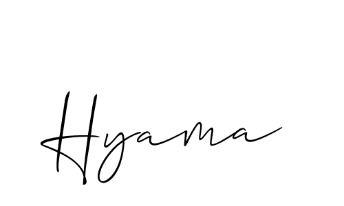 Also You can easily find your signature by using the search form. We will create Hyama name handwritten signature images for you free of cost using Allison_Script sign style. Hyama signature style 2 images and pictures png