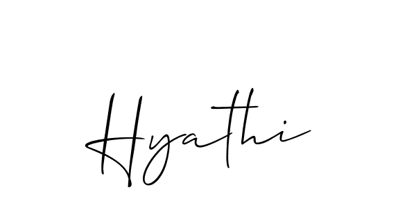 Once you've used our free online signature maker to create your best signature Allison_Script style, it's time to enjoy all of the benefits that Hyathi name signing documents. Hyathi signature style 2 images and pictures png