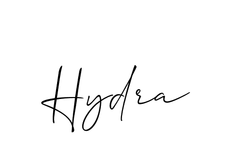 Best and Professional Signature Style for Hydra. Allison_Script Best Signature Style Collection. Hydra signature style 2 images and pictures png