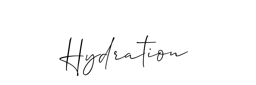 if you are searching for the best signature style for your name Hydration. so please give up your signature search. here we have designed multiple signature styles  using Allison_Script. Hydration signature style 2 images and pictures png