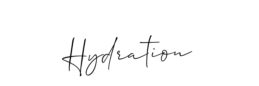 Similarly Allison_Script is the best handwritten signature design. Signature creator online .You can use it as an online autograph creator for name Hydration. Hydration signature style 2 images and pictures png