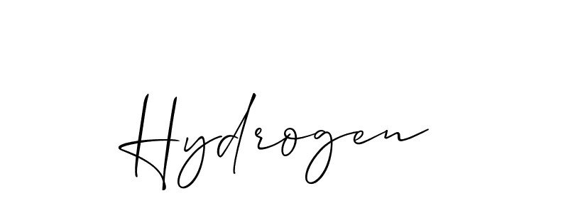 if you are searching for the best signature style for your name Hydrogen. so please give up your signature search. here we have designed multiple signature styles  using Allison_Script. Hydrogen signature style 2 images and pictures png