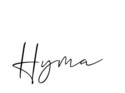 Best and Professional Signature Style for Hyma. Allison_Script Best Signature Style Collection. Hyma signature style 2 images and pictures png