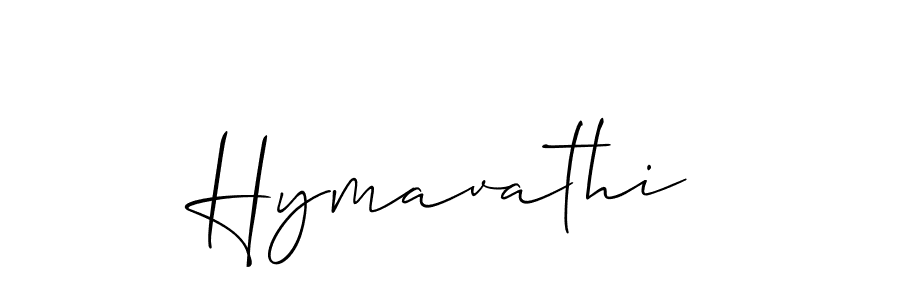 Create a beautiful signature design for name Hymavathi. With this signature (Allison_Script) fonts, you can make a handwritten signature for free. Hymavathi signature style 2 images and pictures png