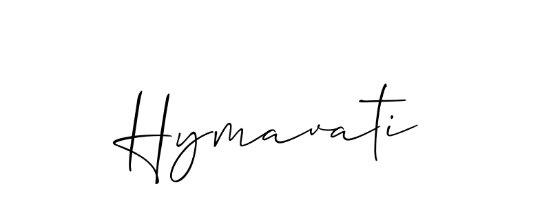 The best way (Allison_Script) to make a short signature is to pick only two or three words in your name. The name Hymavati include a total of six letters. For converting this name. Hymavati signature style 2 images and pictures png