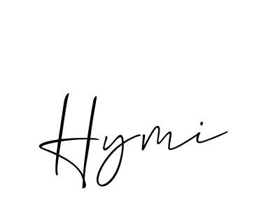 Also You can easily find your signature by using the search form. We will create Hymi name handwritten signature images for you free of cost using Allison_Script sign style. Hymi signature style 2 images and pictures png