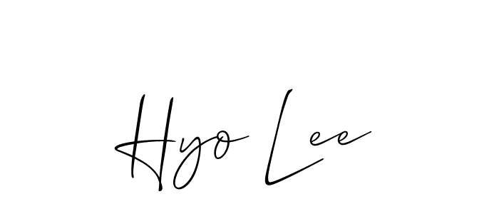 This is the best signature style for the Hyo Lee name. Also you like these signature font (Allison_Script). Mix name signature. Hyo Lee signature style 2 images and pictures png