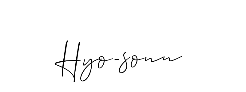 See photos of Hyo-sonn official signature by Spectra . Check more albums & portfolios. Read reviews & check more about Allison_Script font. Hyo-sonn signature style 2 images and pictures png