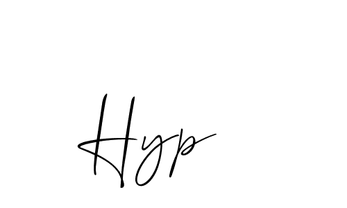 This is the best signature style for the Hyp   name. Also you like these signature font (Allison_Script). Mix name signature. Hyp   signature style 2 images and pictures png