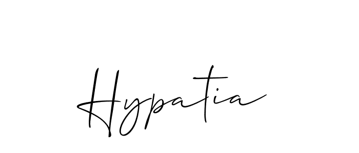Best and Professional Signature Style for Hypatia. Allison_Script Best Signature Style Collection. Hypatia signature style 2 images and pictures png