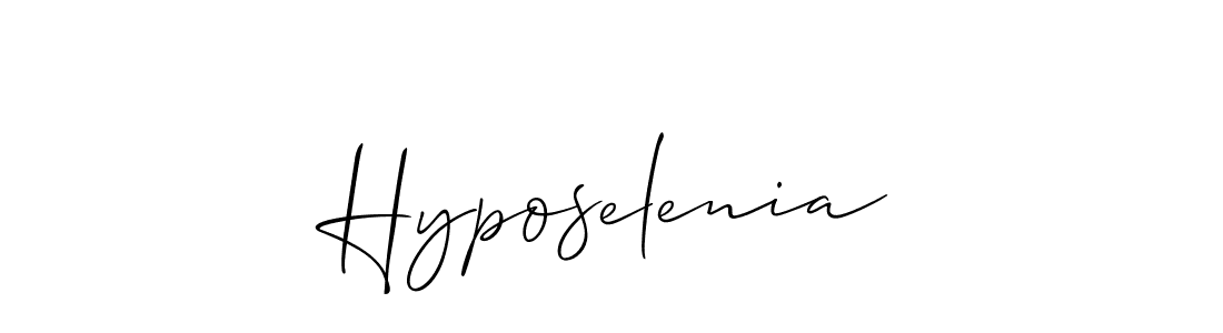Make a beautiful signature design for name Hyposelenia. Use this online signature maker to create a handwritten signature for free. Hyposelenia signature style 2 images and pictures png