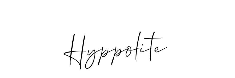 Also we have Hyppolite name is the best signature style. Create professional handwritten signature collection using Allison_Script autograph style. Hyppolite signature style 2 images and pictures png