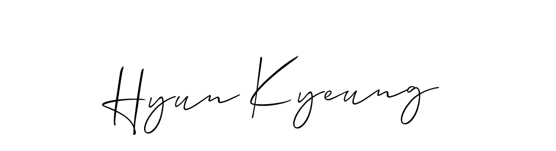 Once you've used our free online signature maker to create your best signature Allison_Script style, it's time to enjoy all of the benefits that Hyun Kyeung name signing documents. Hyun Kyeung signature style 2 images and pictures png