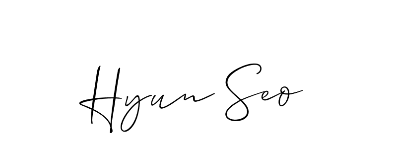 Once you've used our free online signature maker to create your best signature Allison_Script style, it's time to enjoy all of the benefits that Hyun Seo name signing documents. Hyun Seo signature style 2 images and pictures png