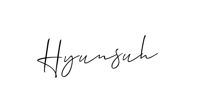 You can use this online signature creator to create a handwritten signature for the name Hyunsuh. This is the best online autograph maker. Hyunsuh signature style 2 images and pictures png