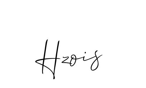 if you are searching for the best signature style for your name Hzois. so please give up your signature search. here we have designed multiple signature styles  using Allison_Script. Hzois signature style 2 images and pictures png