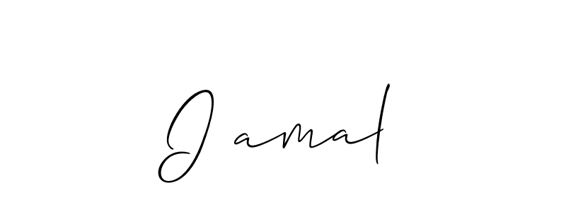 You can use this online signature creator to create a handwritten signature for the name I❤amal. This is the best online autograph maker. I❤amal signature style 2 images and pictures png