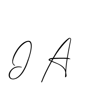 Similarly Allison_Script is the best handwritten signature design. Signature creator online .You can use it as an online autograph creator for name I A. I A signature style 2 images and pictures png