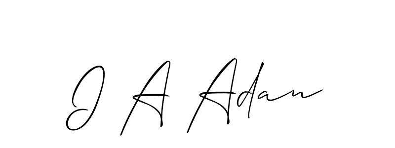 Here are the top 10 professional signature styles for the name I A Adan. These are the best autograph styles you can use for your name. I A Adan signature style 2 images and pictures png