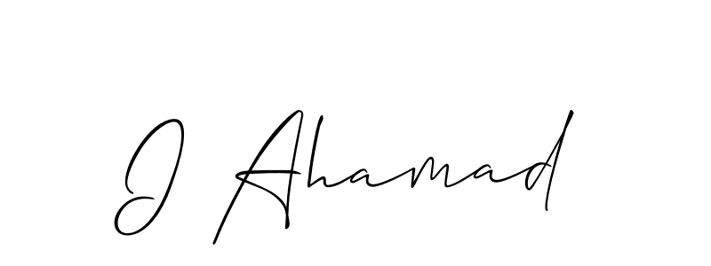 This is the best signature style for the I Ahamad name. Also you like these signature font (Allison_Script). Mix name signature. I Ahamad signature style 2 images and pictures png