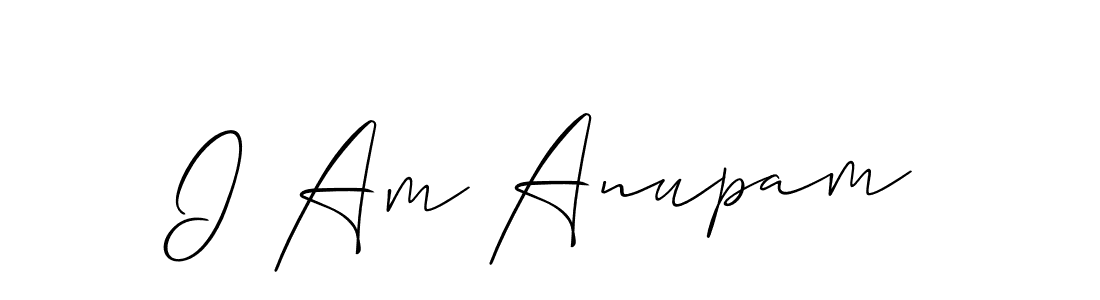 Best and Professional Signature Style for I Am Anupam. Allison_Script Best Signature Style Collection. I Am Anupam signature style 2 images and pictures png