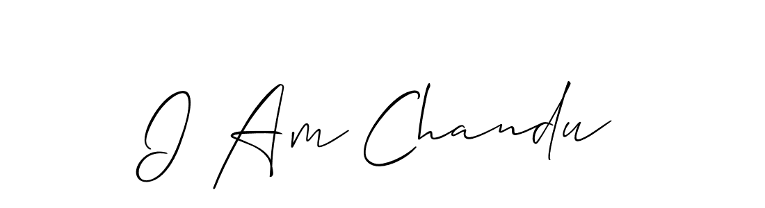 Best and Professional Signature Style for I Am Chandu. Allison_Script Best Signature Style Collection. I Am Chandu signature style 2 images and pictures png