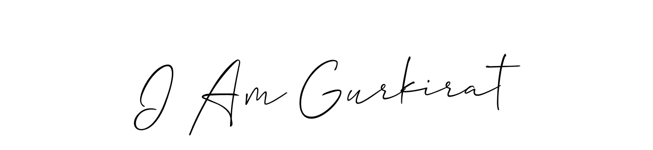 if you are searching for the best signature style for your name I Am Gurkirat. so please give up your signature search. here we have designed multiple signature styles  using Allison_Script. I Am Gurkirat signature style 2 images and pictures png