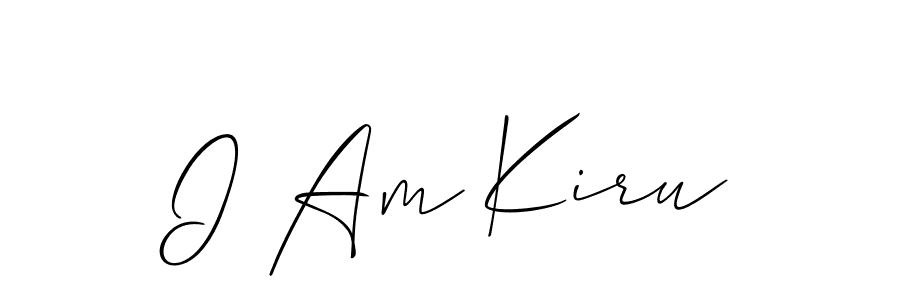Best and Professional Signature Style for I Am Kiru. Allison_Script Best Signature Style Collection. I Am Kiru signature style 2 images and pictures png