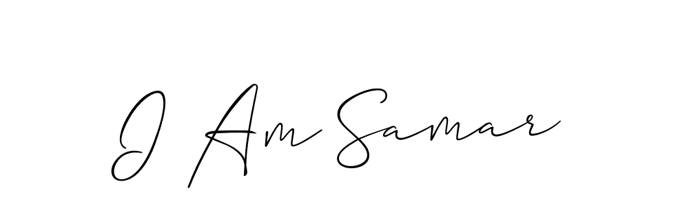 This is the best signature style for the I Am Samar name. Also you like these signature font (Allison_Script). Mix name signature. I Am Samar signature style 2 images and pictures png