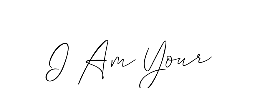 if you are searching for the best signature style for your name I Am Your. so please give up your signature search. here we have designed multiple signature styles  using Allison_Script. I Am Your signature style 2 images and pictures png