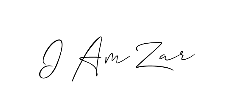 This is the best signature style for the I Am Zar name. Also you like these signature font (Allison_Script). Mix name signature. I Am Zar signature style 2 images and pictures png