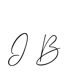 How to Draw I B signature style? Allison_Script is a latest design signature styles for name I B. I B signature style 2 images and pictures png