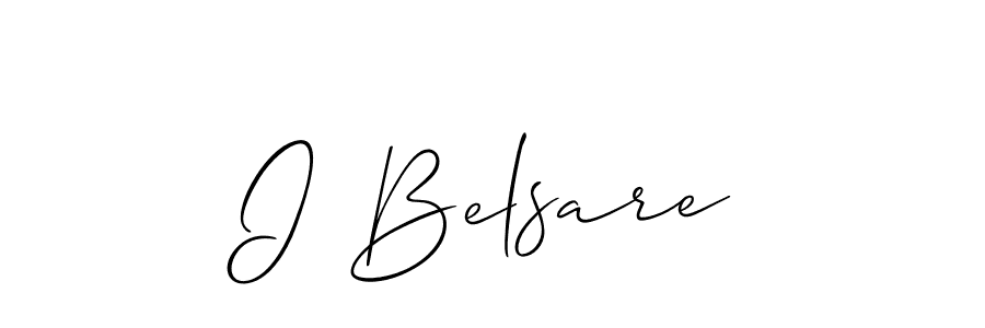 Make a short I Belsare signature style. Manage your documents anywhere anytime using Allison_Script. Create and add eSignatures, submit forms, share and send files easily. I Belsare signature style 2 images and pictures png