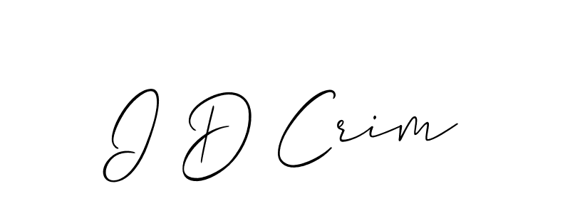 Best and Professional Signature Style for I D Crim. Allison_Script Best Signature Style Collection. I D Crim signature style 2 images and pictures png