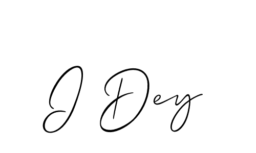 Best and Professional Signature Style for I Dey. Allison_Script Best Signature Style Collection. I Dey signature style 2 images and pictures png