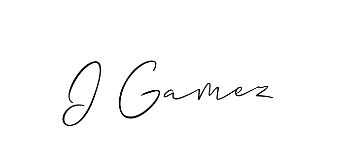 See photos of I Gamez official signature by Spectra . Check more albums & portfolios. Read reviews & check more about Allison_Script font. I Gamez signature style 2 images and pictures png