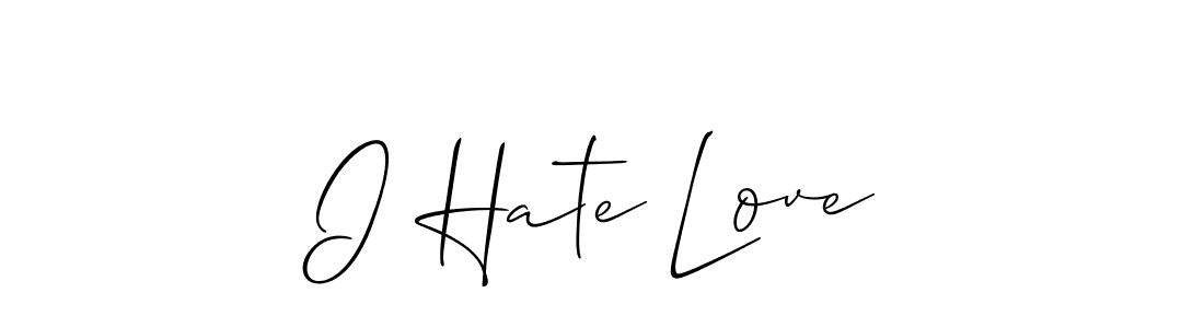 Here are the top 10 professional signature styles for the name I Hate Love. These are the best autograph styles you can use for your name. I Hate Love signature style 2 images and pictures png