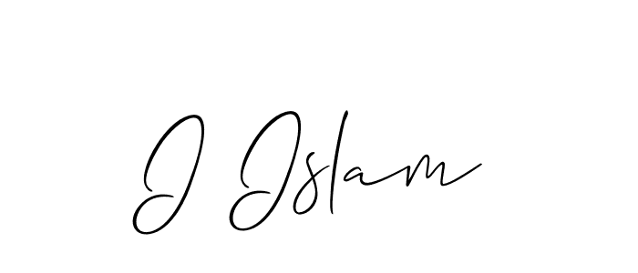 Once you've used our free online signature maker to create your best signature Allison_Script style, it's time to enjoy all of the benefits that I Islam name signing documents. I Islam signature style 2 images and pictures png