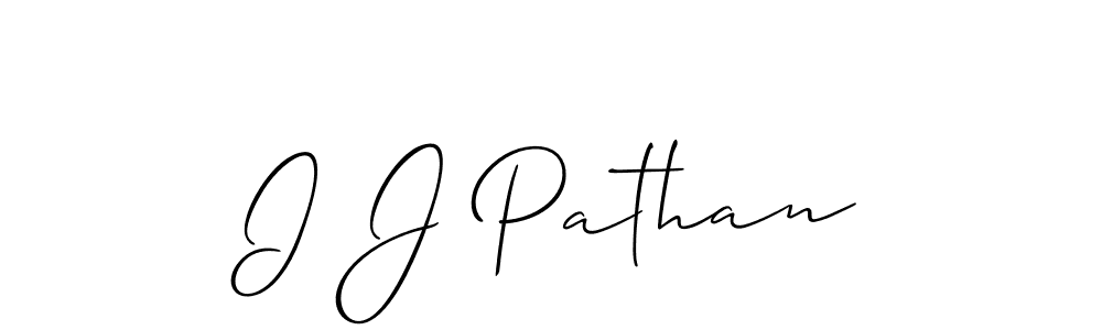 How to Draw I J Pathan signature style? Allison_Script is a latest design signature styles for name I J Pathan. I J Pathan signature style 2 images and pictures png