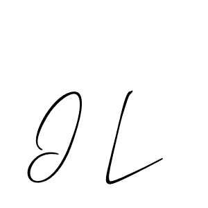 Also we have I L name is the best signature style. Create professional handwritten signature collection using Allison_Script autograph style. I L signature style 2 images and pictures png