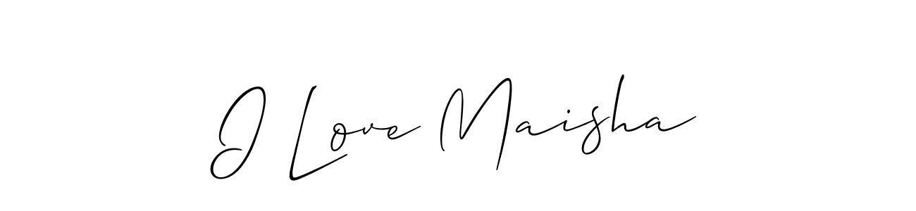 Here are the top 10 professional signature styles for the name I Love Maisha. These are the best autograph styles you can use for your name. I Love Maisha signature style 2 images and pictures png