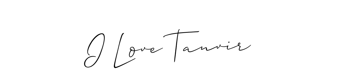 You can use this online signature creator to create a handwritten signature for the name I Love Tanvir. This is the best online autograph maker. I Love Tanvir signature style 2 images and pictures png