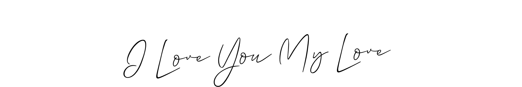 Here are the top 10 professional signature styles for the name I Love You My Love. These are the best autograph styles you can use for your name. I Love You My Love signature style 2 images and pictures png