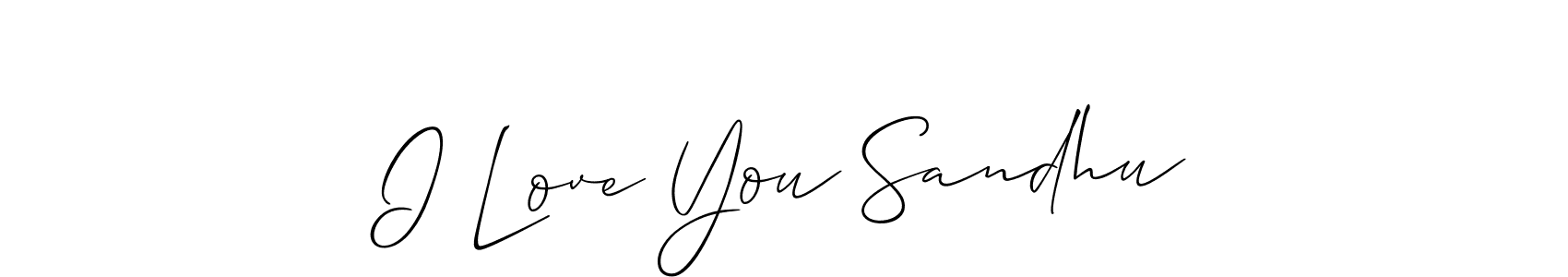 You can use this online signature creator to create a handwritten signature for the name I Love You Sandhu. This is the best online autograph maker. I Love You Sandhu signature style 2 images and pictures png
