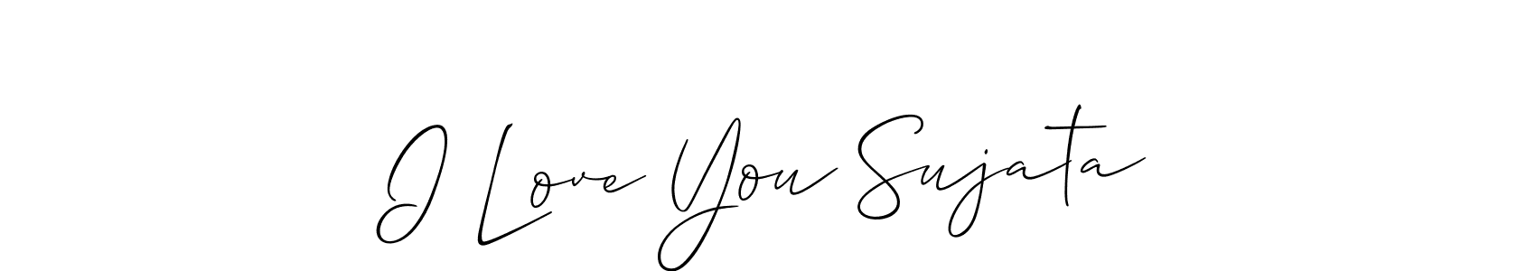 See photos of I Love You Sujata official signature by Spectra . Check more albums & portfolios. Read reviews & check more about Allison_Script font. I Love You Sujata signature style 2 images and pictures png