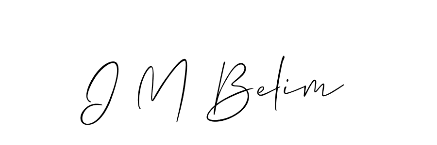 It looks lik you need a new signature style for name I M Belim. Design unique handwritten (Allison_Script) signature with our free signature maker in just a few clicks. I M Belim signature style 2 images and pictures png