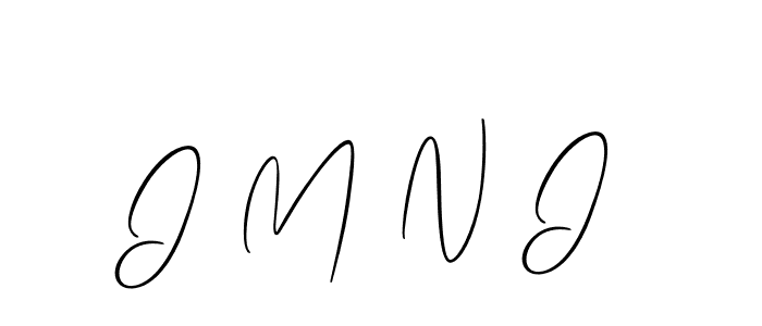 Make a beautiful signature design for name I M N I. Use this online signature maker to create a handwritten signature for free. I M N I signature style 2 images and pictures png