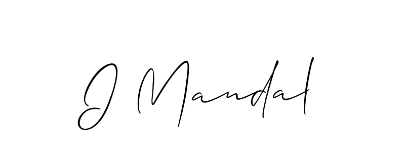 Once you've used our free online signature maker to create your best signature Allison_Script style, it's time to enjoy all of the benefits that I Mandal name signing documents. I Mandal signature style 2 images and pictures png