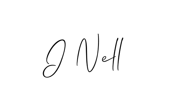 How to make I Nell signature? Allison_Script is a professional autograph style. Create handwritten signature for I Nell name. I Nell signature style 2 images and pictures png